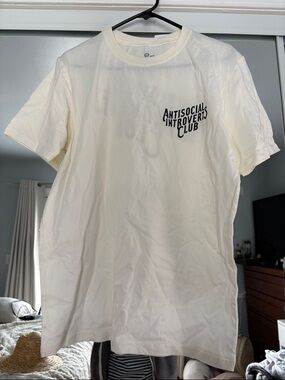 Antisocial Introverts Club Short-Sleeve Tee - White